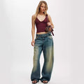 Sonny Retro Washed Wide Euro Street Jeans