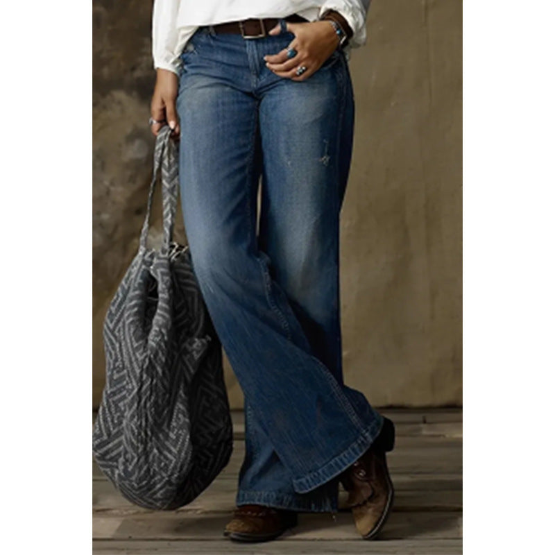 Gemma Retro Wide Leg Jeans